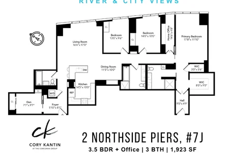 Unit for sale at 2 Northside Piers, Brooklyn, NY 11249