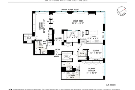 Unit for sale at 200 Riverside Boulevard, Manhattan, NY 10069