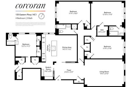 Unit for sale at 135 Eastern Parkway, Brooklyn, NY 11238