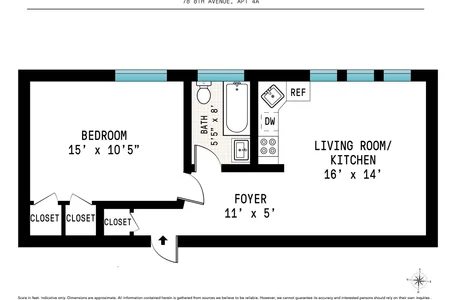 Unit for sale at 78 8th Avenue, Brooklyn, NY 11215