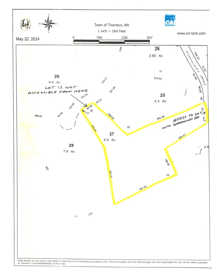 Photo of Unit LOT27 at Map 231 Woodwinds