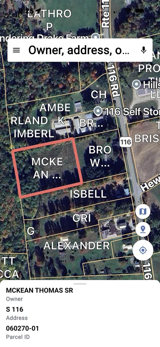 Photo of TBD Route 116