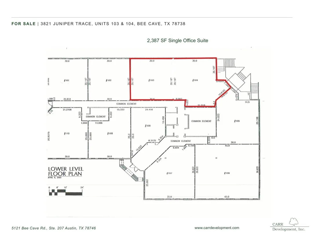 Photo of Unit 104 at 3821 Juniper TRCE