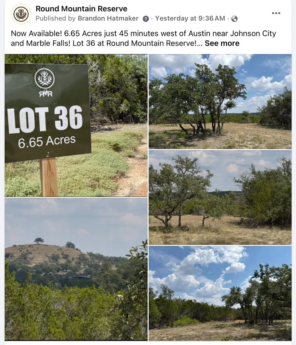 Photo of Lot 36 - 6.65 Acres - Round Mountain Reserve DR