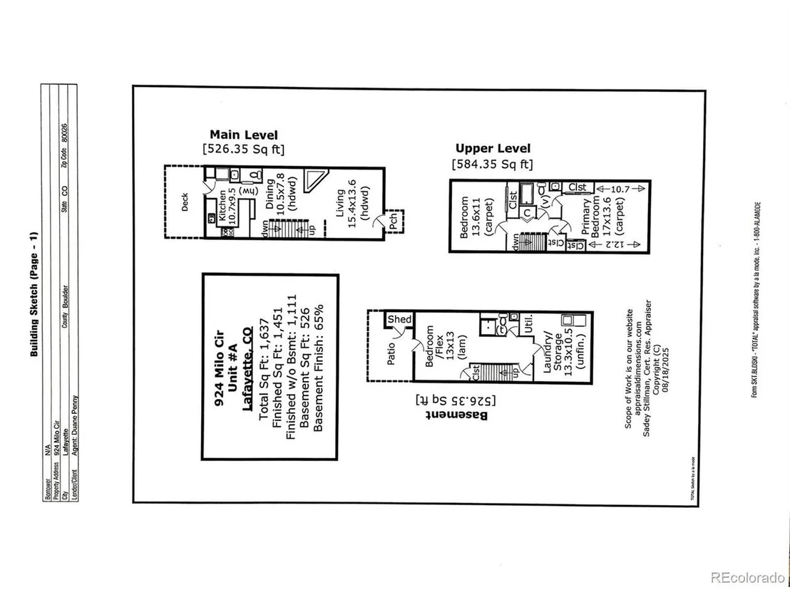 Photo of Unit A at 924 Milo Cir