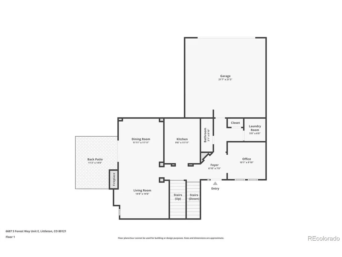 Photo of Unit E at 6687 S Forest Way