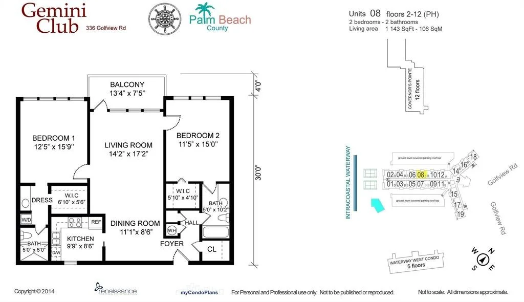 Photo of Unit 708 at 336 Golfview Road