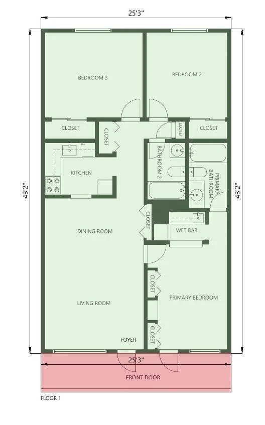 Photo of Unit 210 at 701 Pine Drive