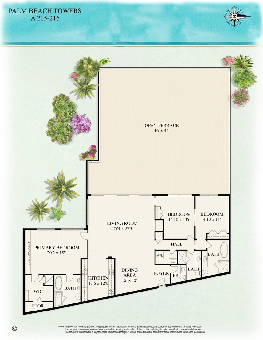 Photo of Unit 215216A at 44 Cocoanut Row
