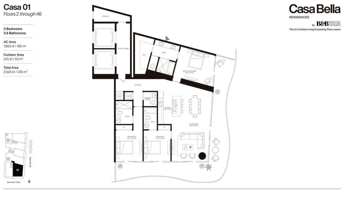 Photo of Unit 201 at 1400 BISCAYNE Boulevard