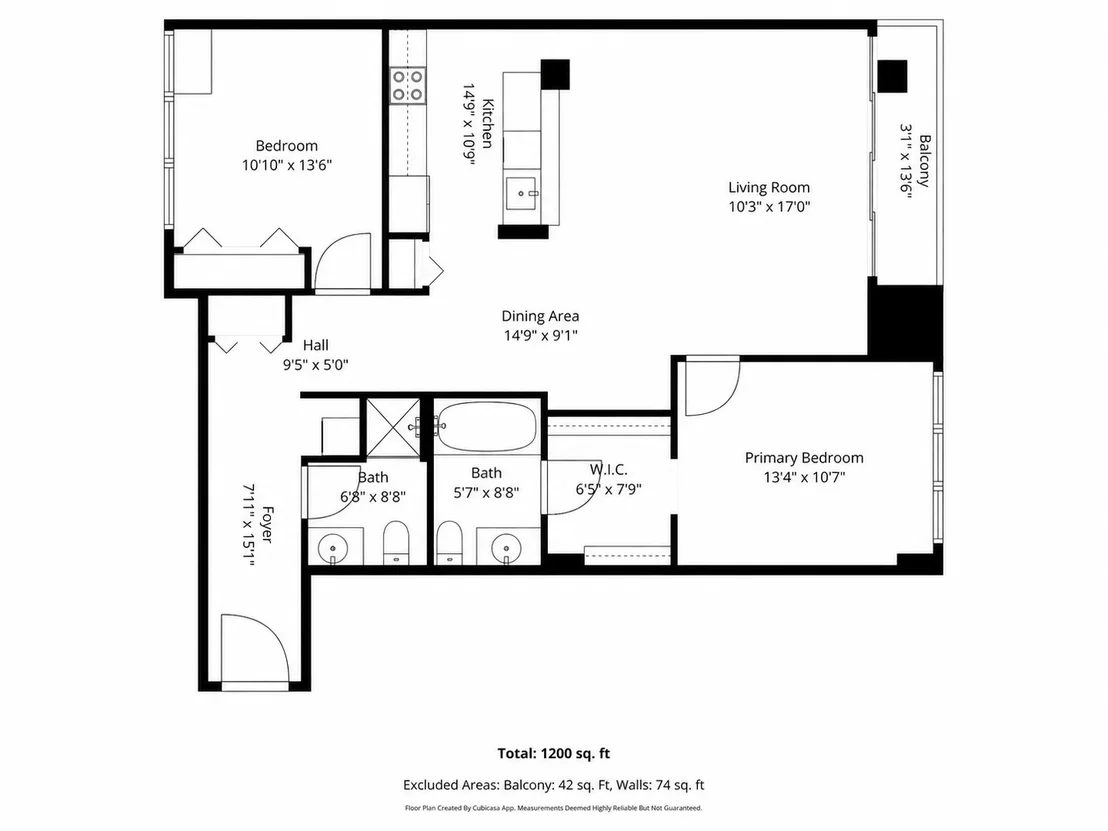 Photo of Unit 1401 at 700 W Van Buren Street