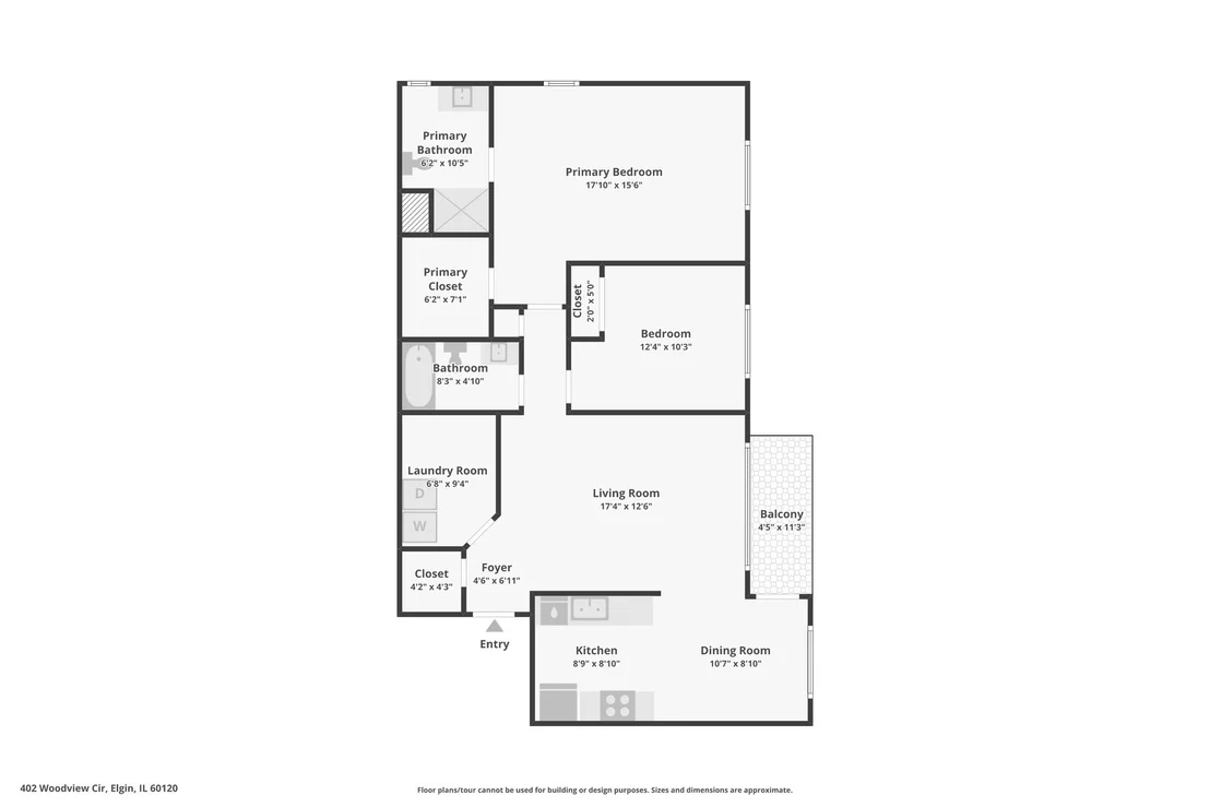Photo of Unit D at 402 Woodview Circle