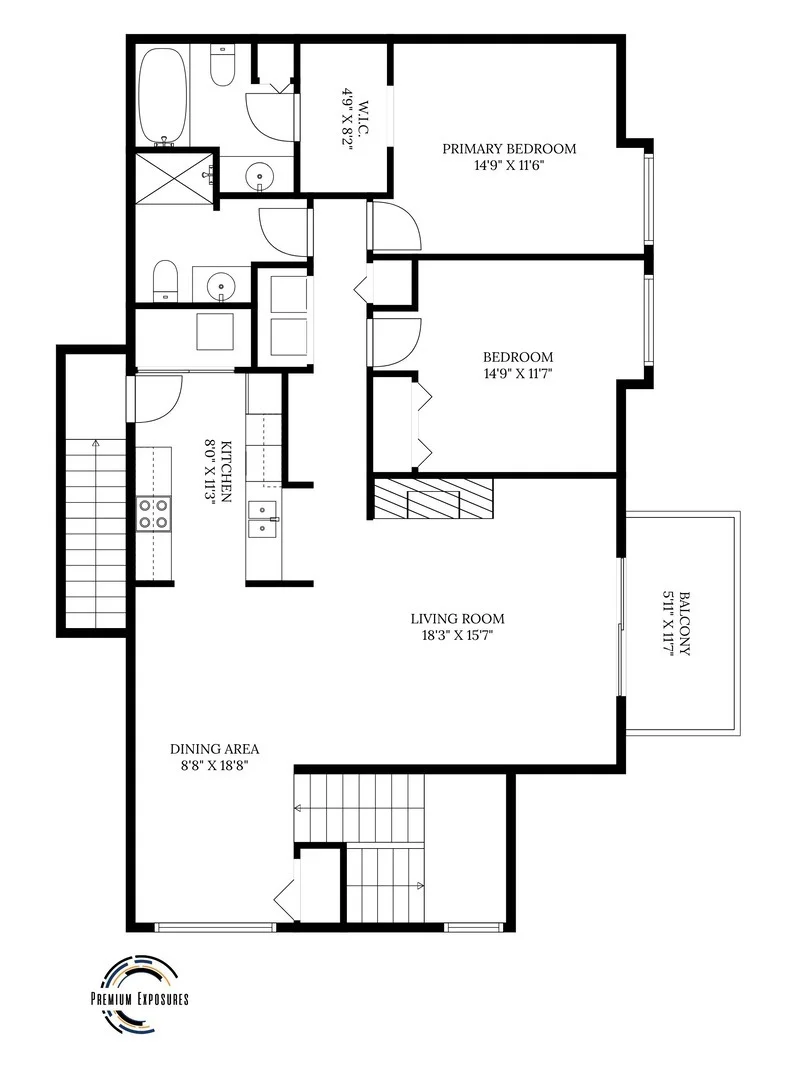 Photo of Unit 205 at 2406 Windward Boulevard