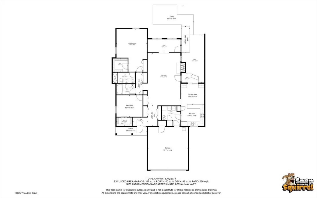 Photo of Unit B at 1502 Theodore Drive