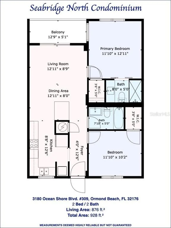 Photo of Unit 309 at 3180 OCEAN SHORE BOULEVARD
