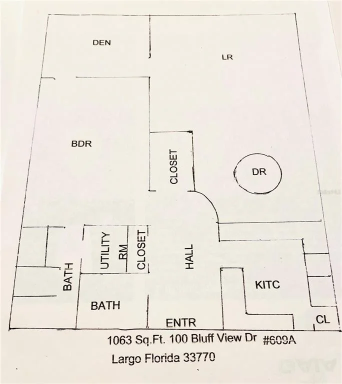 Photo of Unit 609A at 100 BLUFF VIEW DRIVE