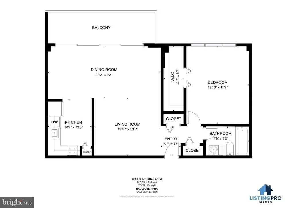 Photo of Unit 607 at 4410 OGLETHORPE STREET