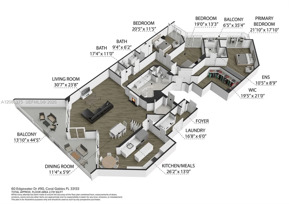 Photo of Unit 9D at 60 Edgewater Dr