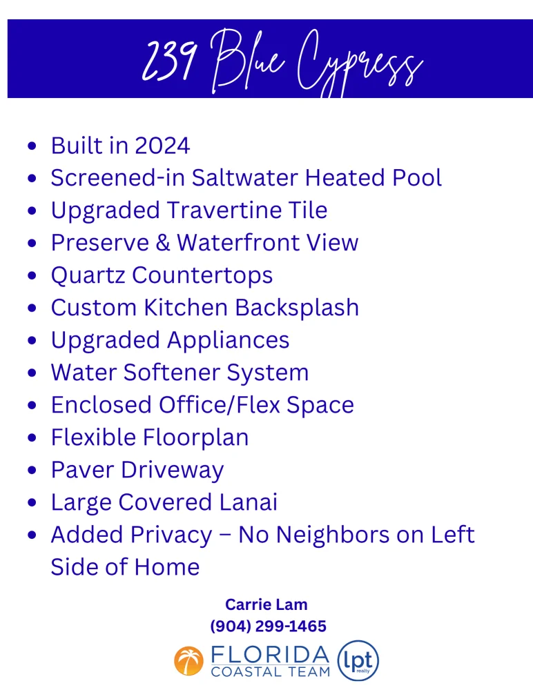Photo of 239 BLUE CYPRESS Trail