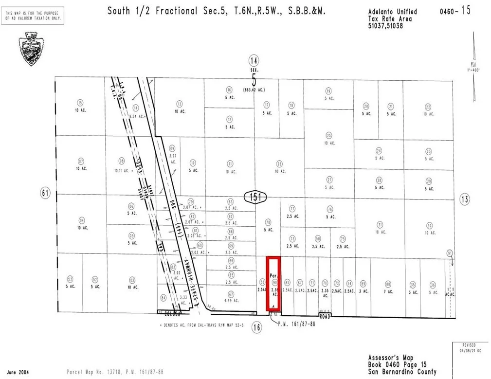 Photo of 0 Colusa E 395 - 2.5ac Road