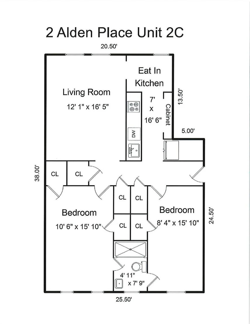 Photo of Unit 2C at 2 Alden Place