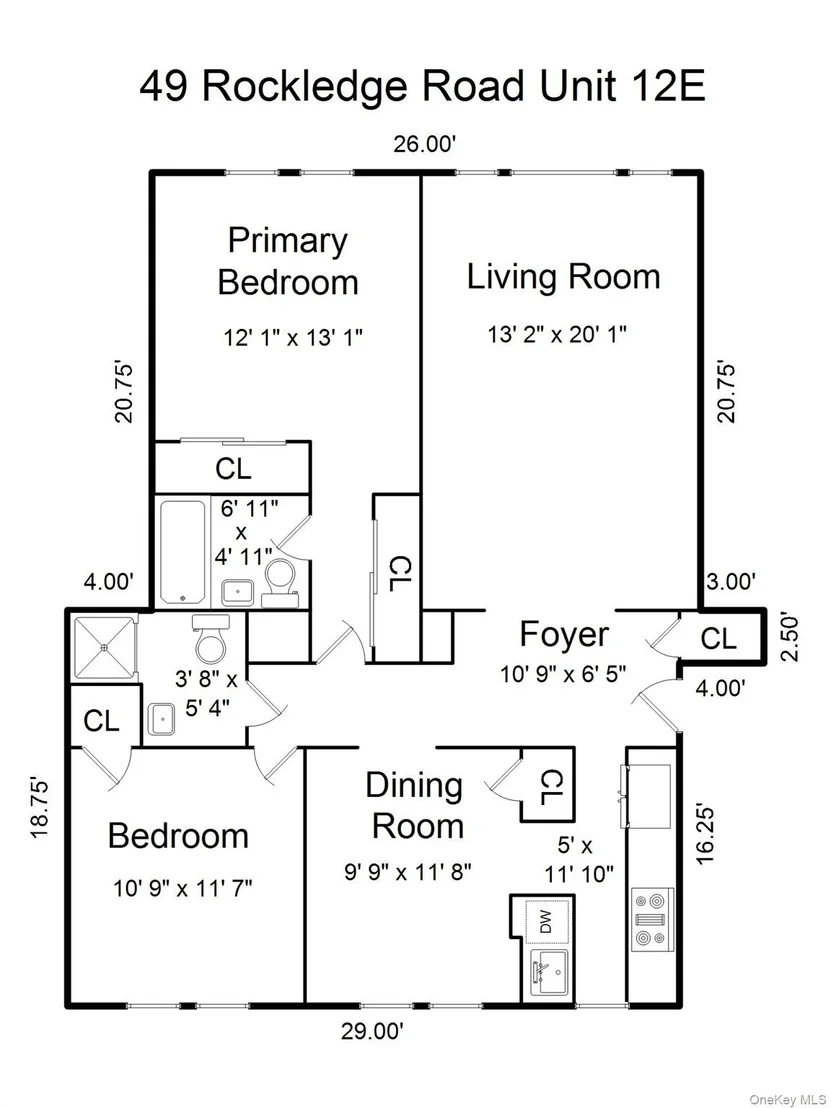 Photo of Unit 12E at 49 Rockledge Road