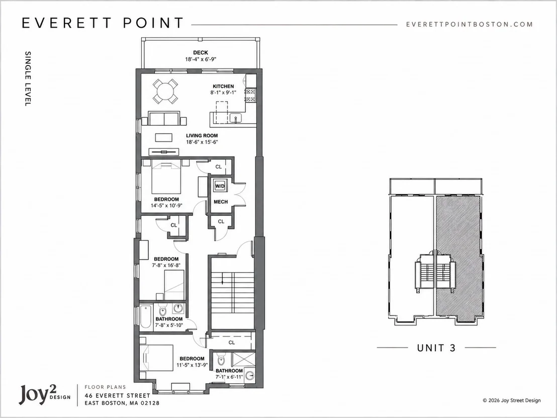 Photo of Unit 3 at 46 Everett Street