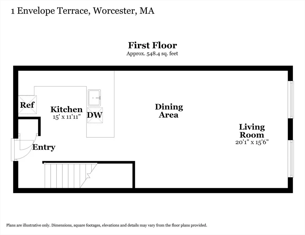Photo of Unit 107 at 1 Envelope Ter
