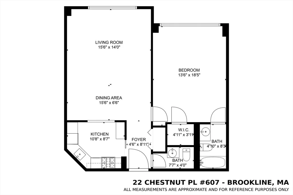 Photo of Unit 607 at 22 Chestnut Pl