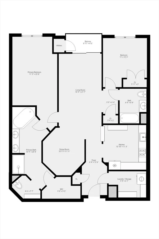Photo of Unit 208 at 107 Clocktower Dr