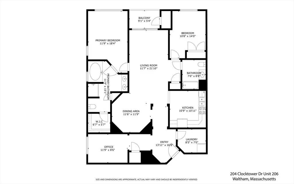 Photo of Unit 206 at 204 Clocktower Drive