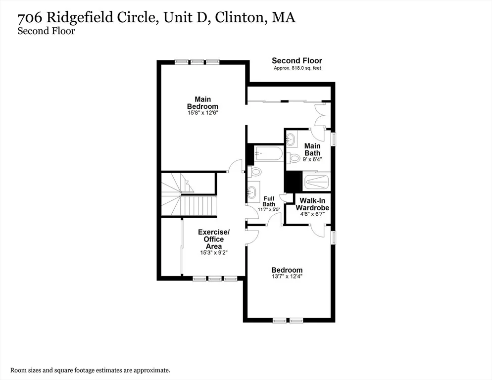 Photo of Unit D at 706 Ridgefield Cir