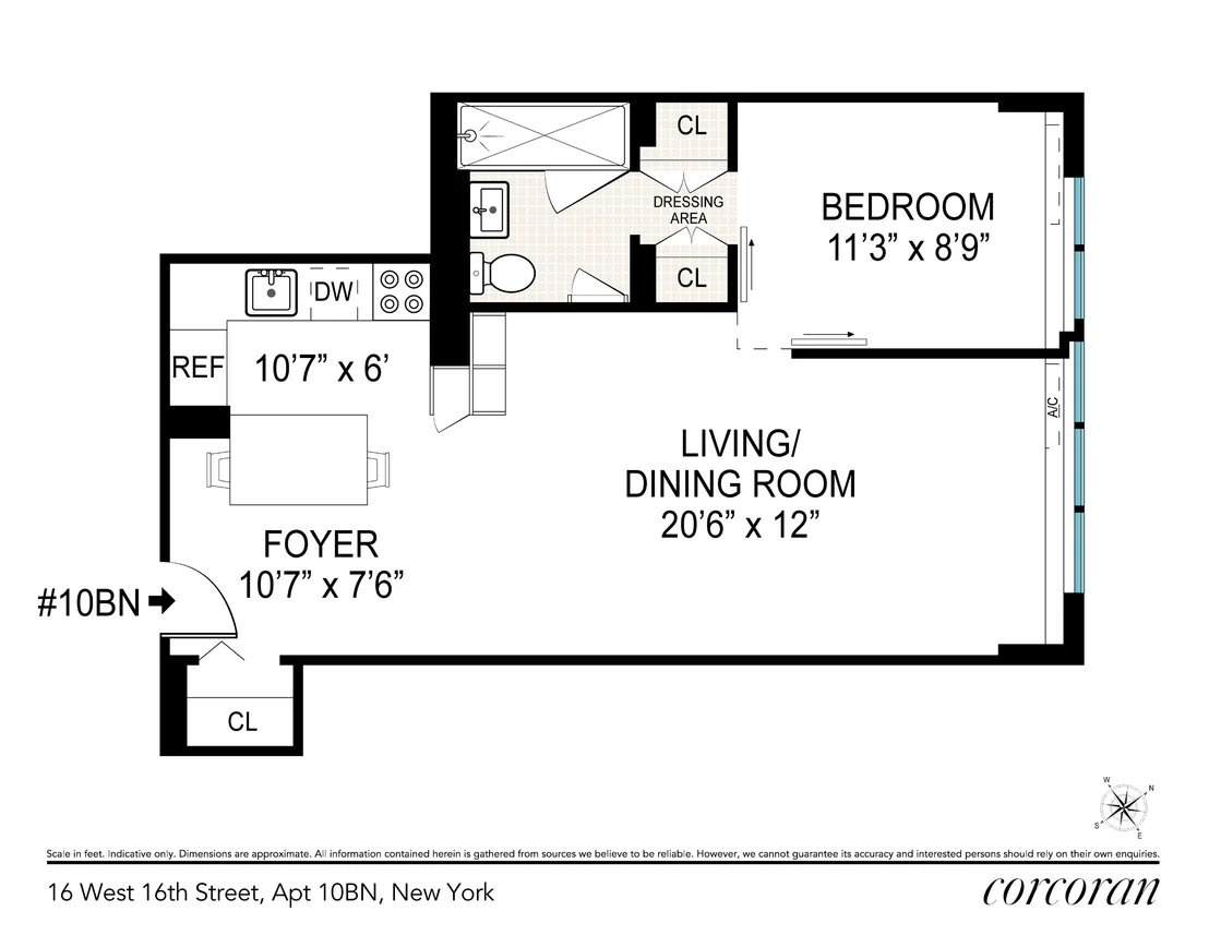 Photo of Unit 10BN at 16 W 16TH Street