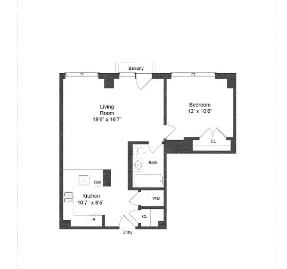 Photo of Unit 307 at 26 BROADWAY