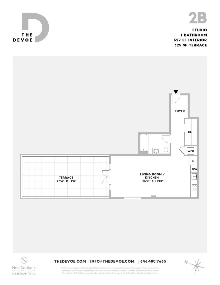 Photo of Unit 2B at 131 Devoe Street