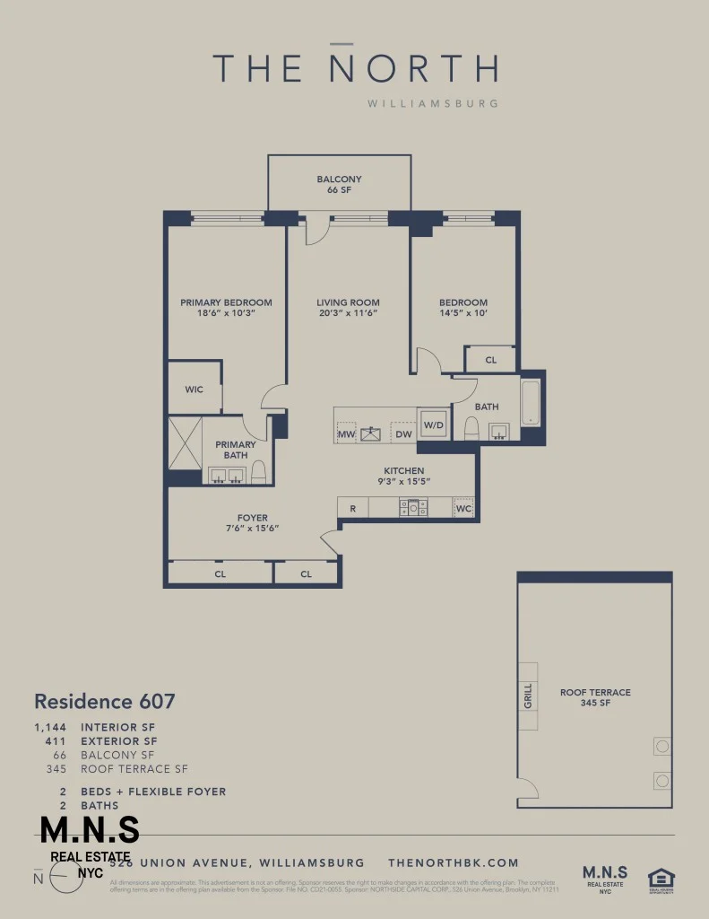 Photo of Unit 607 at 526 Union Avenue