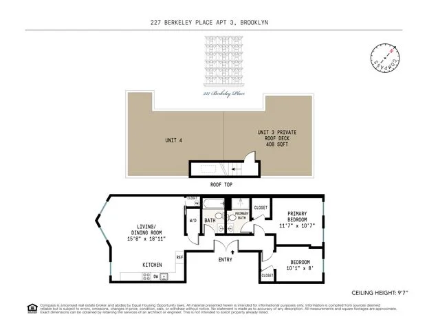 Photo of Unit 3 at 227 Berkeley Place