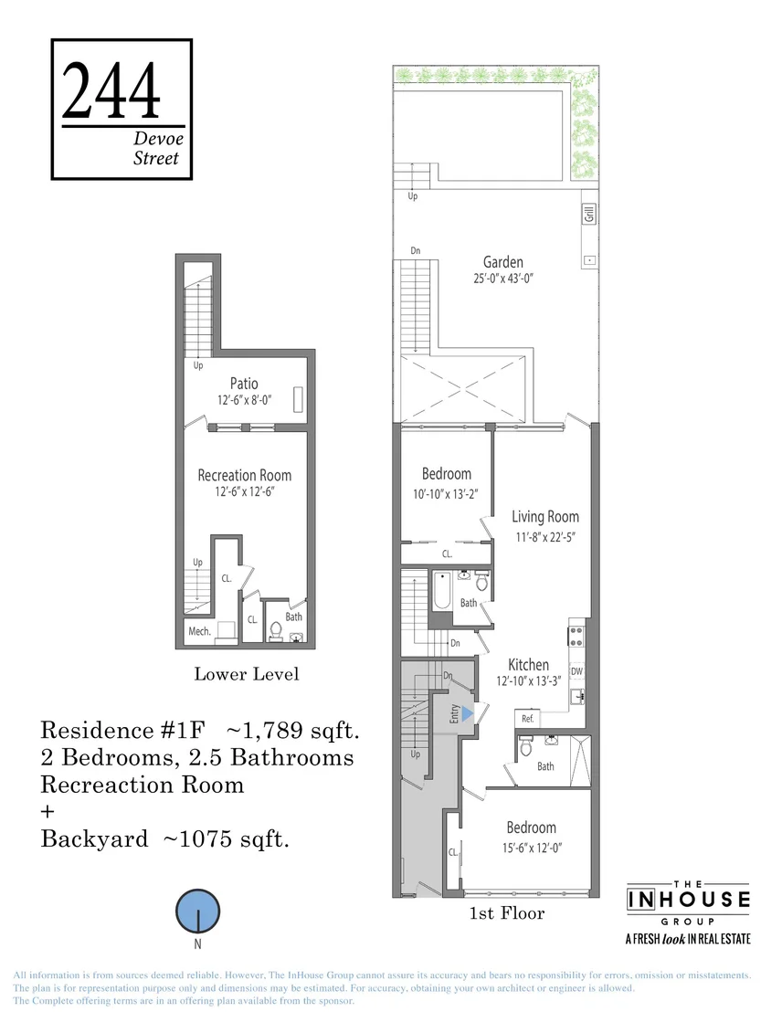 Photo of Unit 1B at 244 DEVOE Street