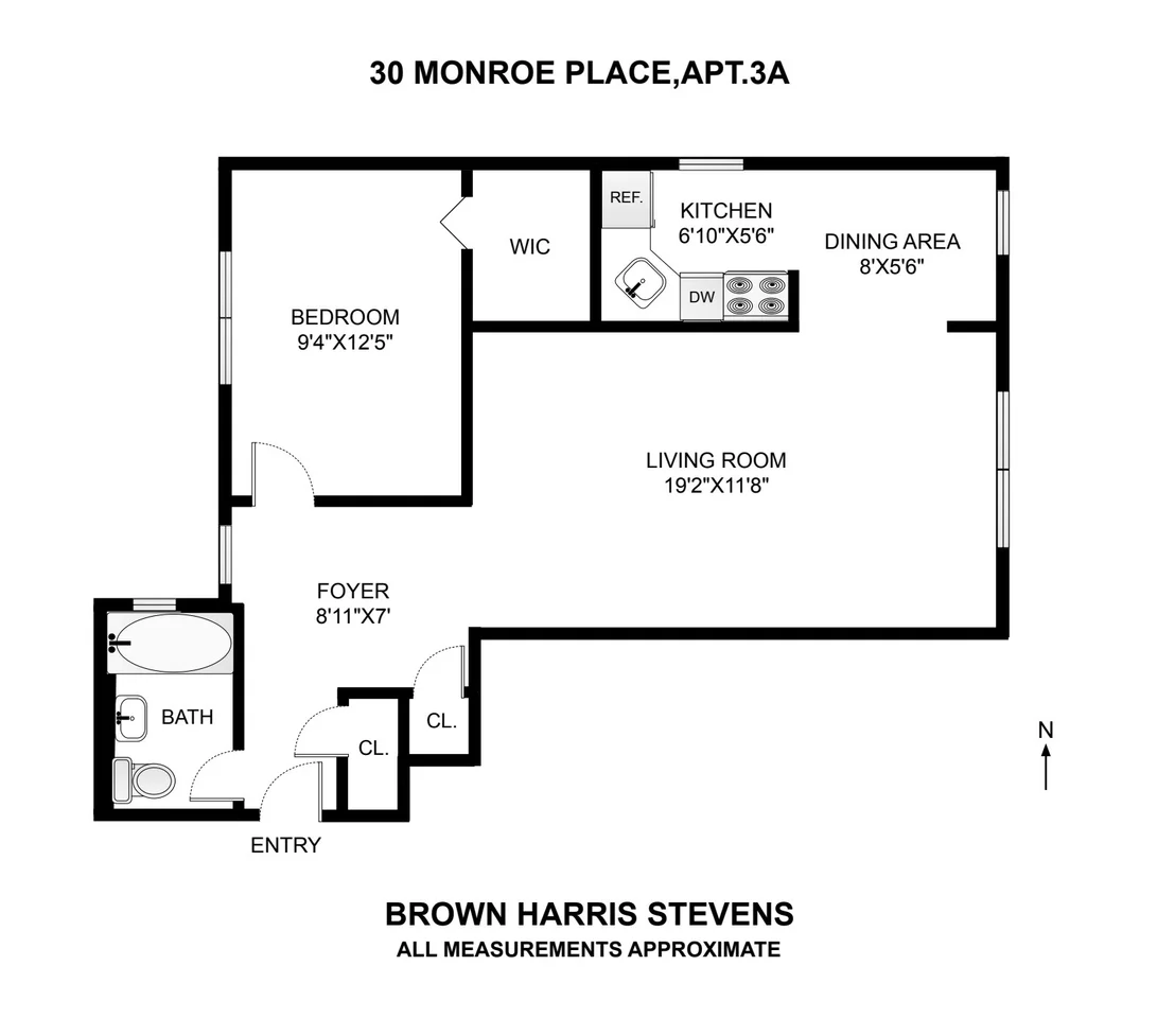 Photo of Unit 3A at 30 MONROE Place