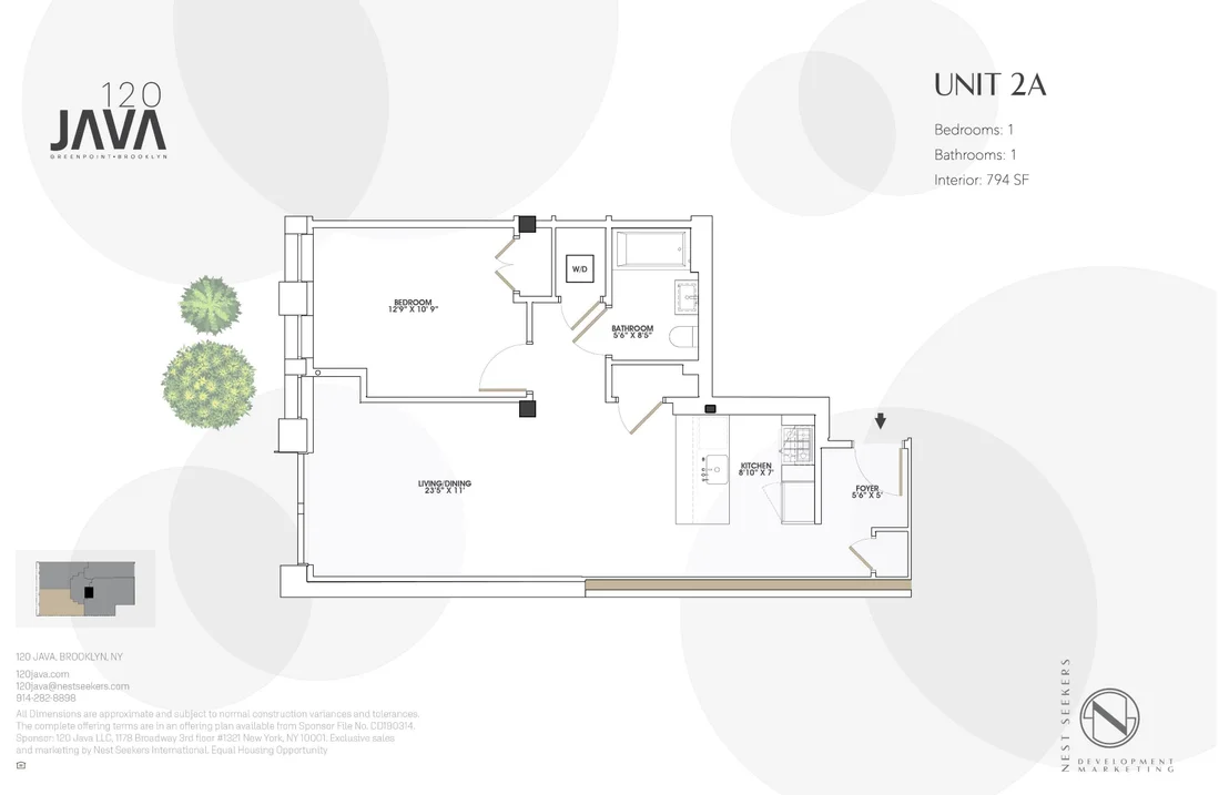 Photo of Unit 2A at 120 Java Street