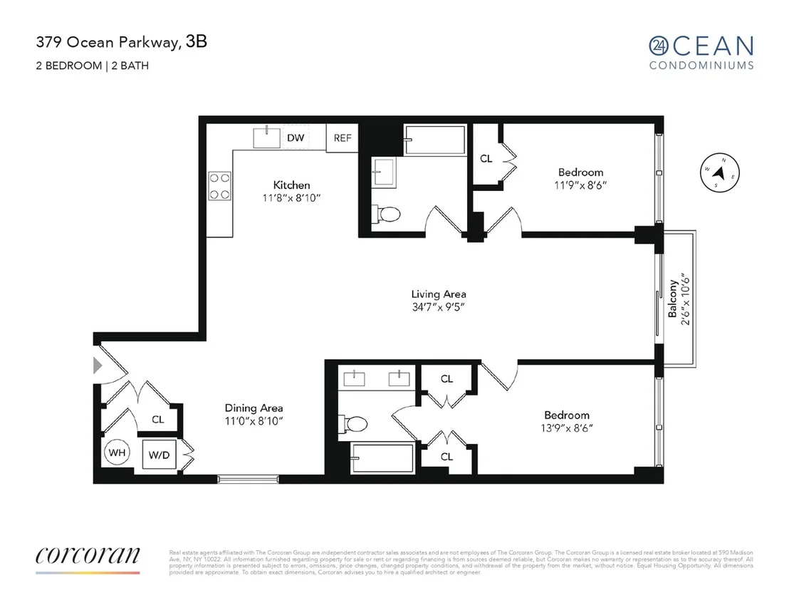 Photo of Unit 3B at 379 Ocean Parkway