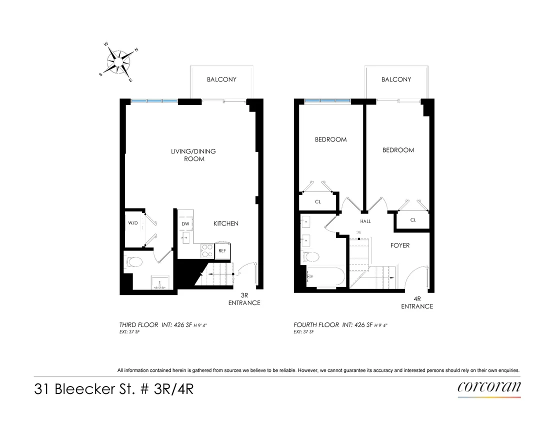 Photo of Unit 3R at 31 BLEECKER Street