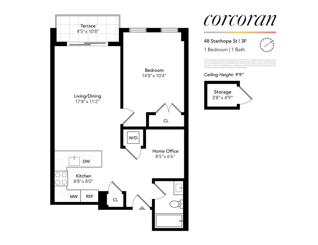 Photo of Unit 3F at 48 Stanhope Street