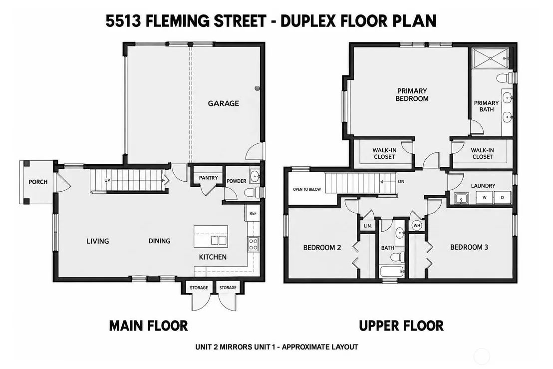 Photo of Unit A at 5513 Fleming Street