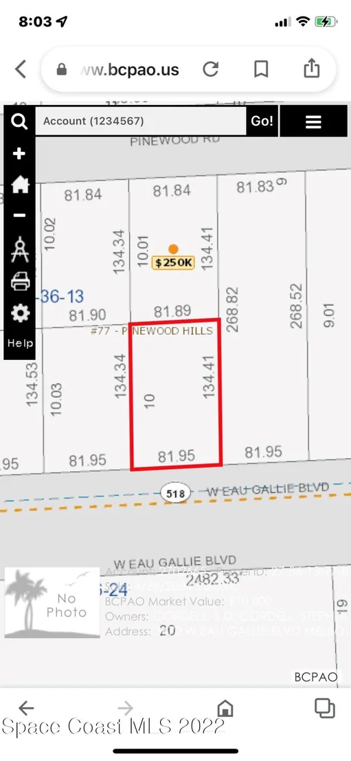 Photo of 3470 W Eau Gallie Boulevard