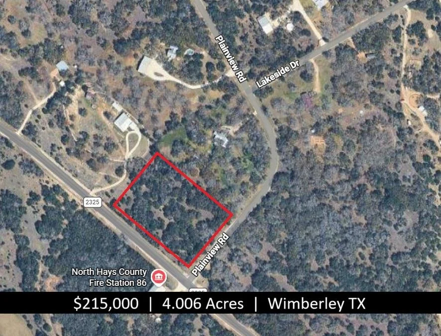 Unit for sale at TBD Plainview RD, Wimberley, TX 78676