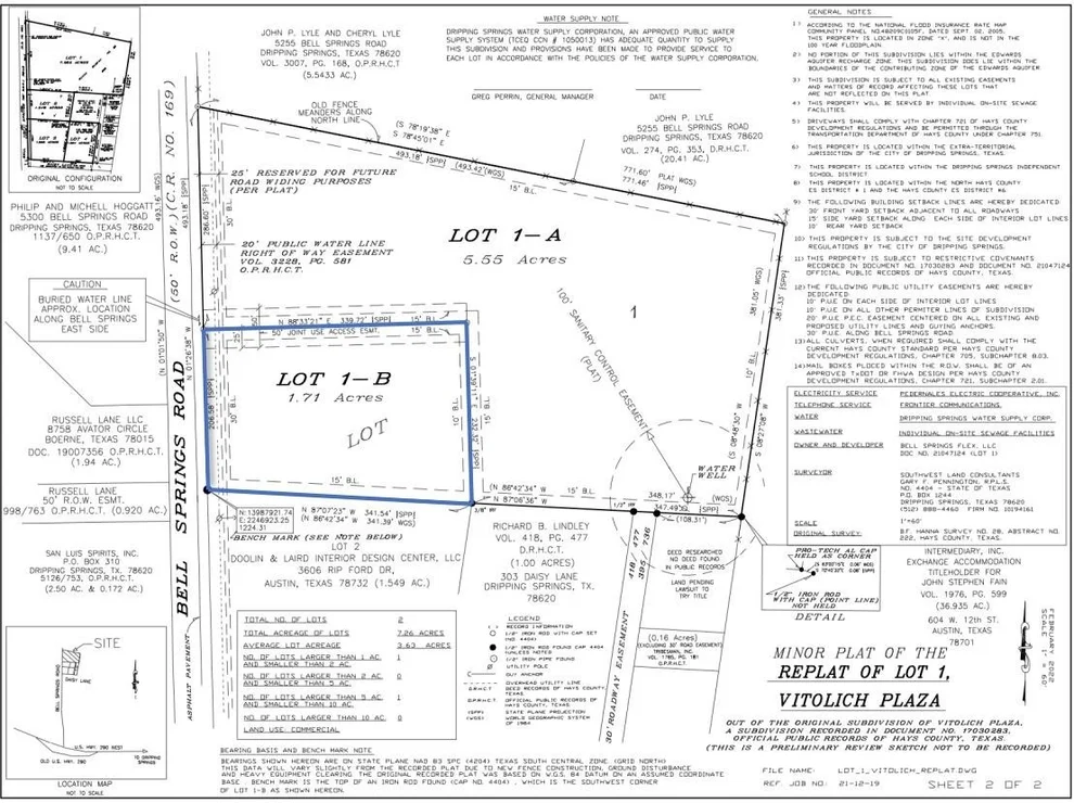 Unit for sale at Lot1B Bell Springs RD, Dripping Springs, TX 78620