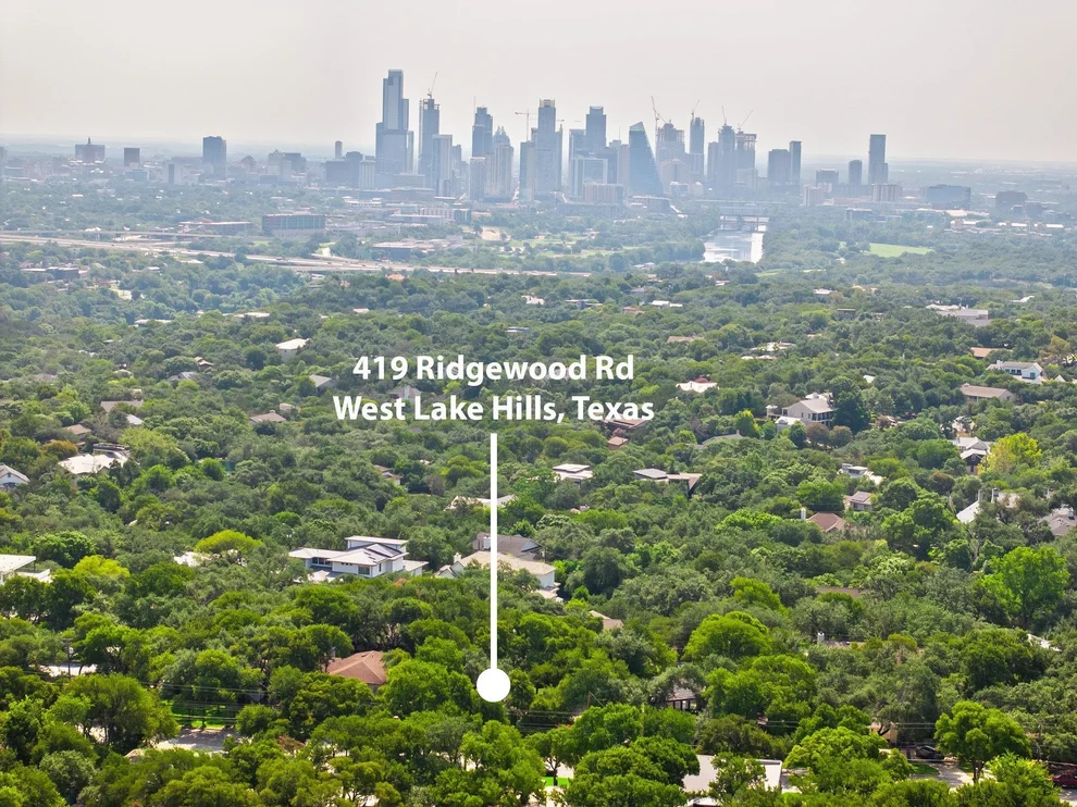 Unit for sale at 419 Ridgewood RD, West Lake Hills, TX 78746
