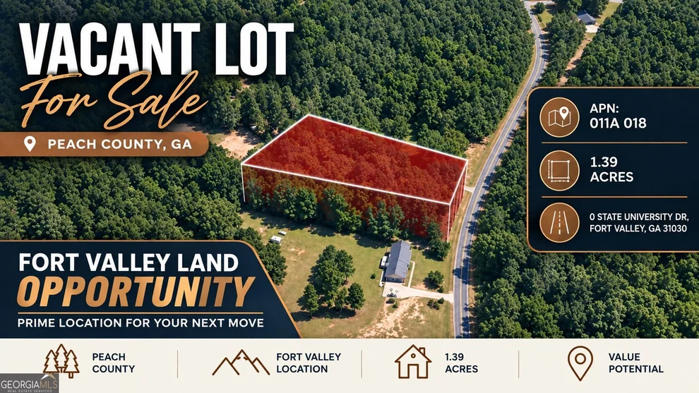 Unit for sale at 0 State University Drive, Fort Valley, GA 31030