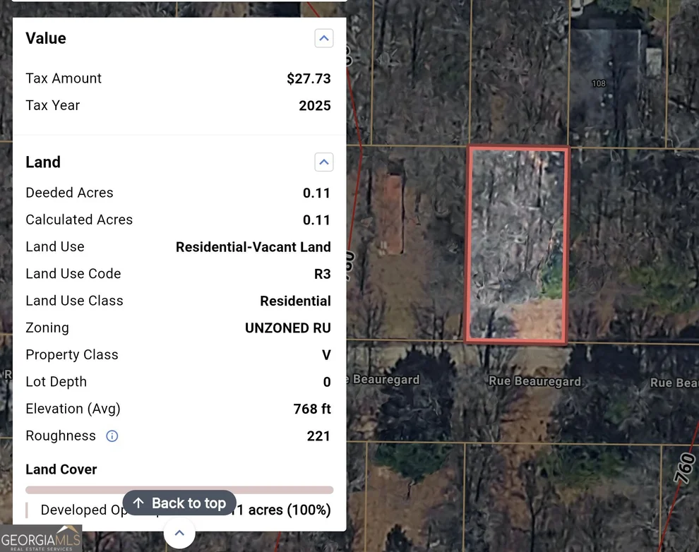 Unit for sale at LOT 12 Rue Beauregard, Lavonia, GA 30553